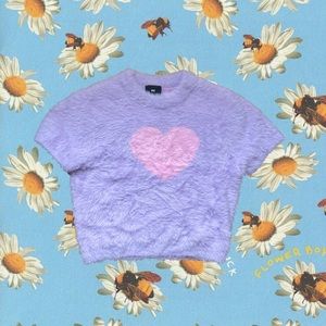 LAZY OAF HEART KNITTED TOP 💖